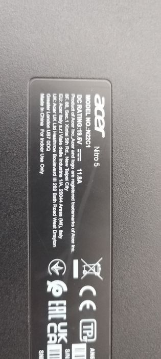 Vand piese laptop acer nitro 5