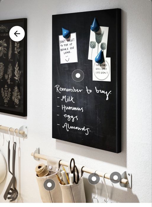 Vand table magnetice IKEA