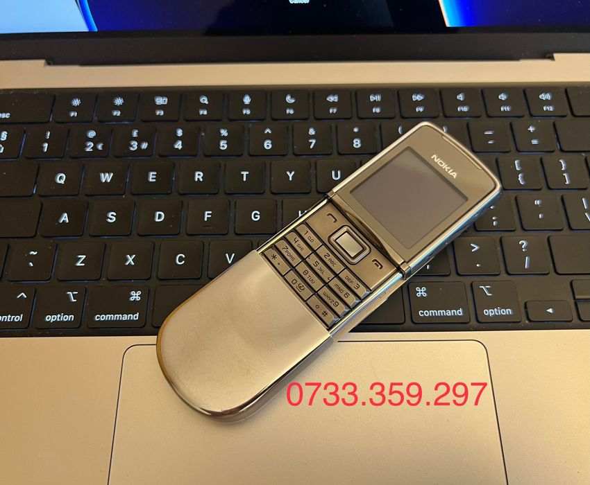 Telefon Nokia 8800 Sirocco SILVER / ARGINTIU ! Arte carbon sapphire