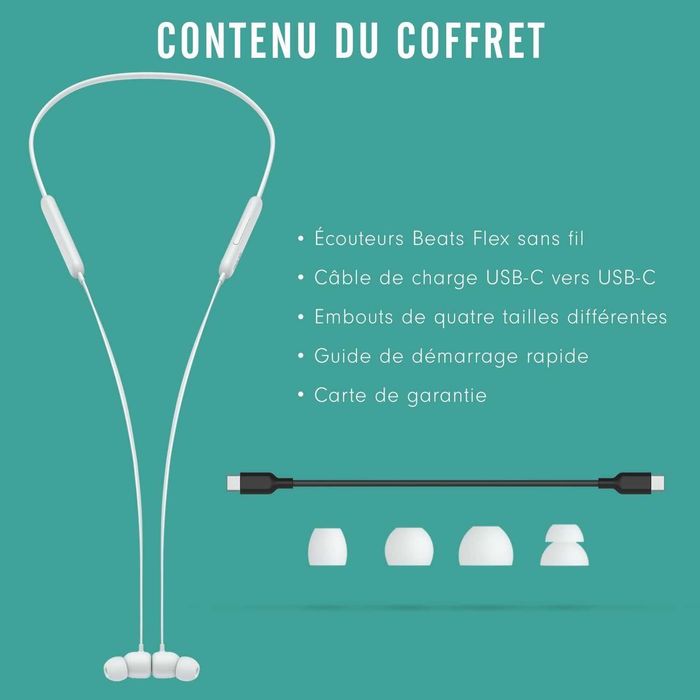 Нови Безжични Аудио Слушалки Beats Flex In-ear, All-Day MYME2ZM/A Сиви