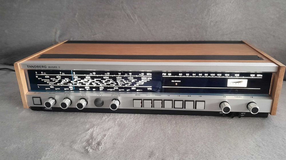 TANBERG SS12 Sølvsuper 12  vintage receiver / amplituner Hi-Fi