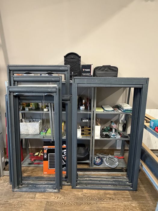 8 бр. Ролетни комарници сив мат