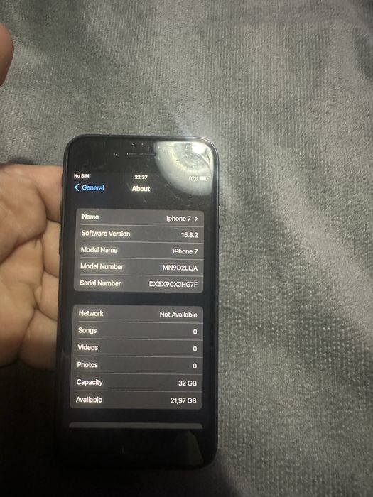 Iphone 7 32 gb 89%