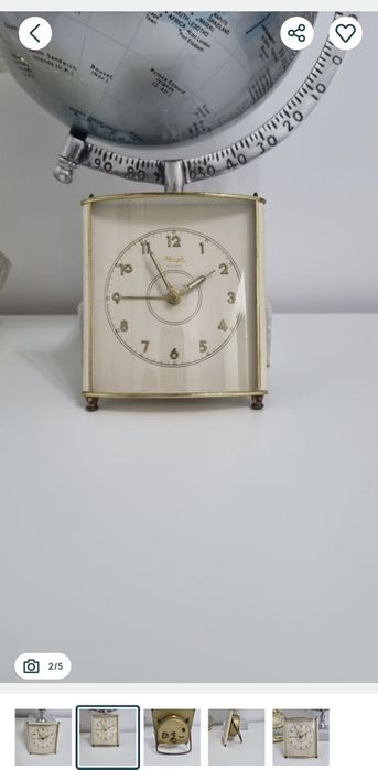 Ceas de birou vintage art deco