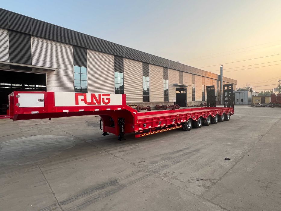 Специальный прицеп для перевозки экскаваторов