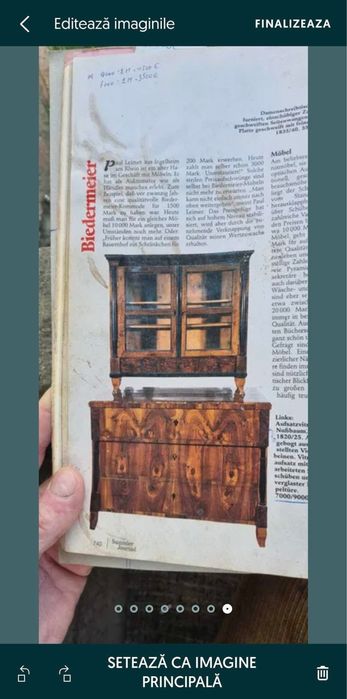 Vand dulapuri Biedermeier