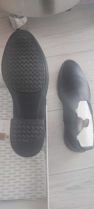 Кожени мъжки боти GEOX, НОВИ, НОМЕР 41
