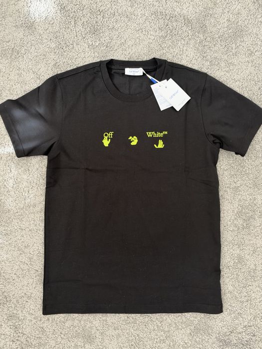 Tricou Off-White Black&Yellow