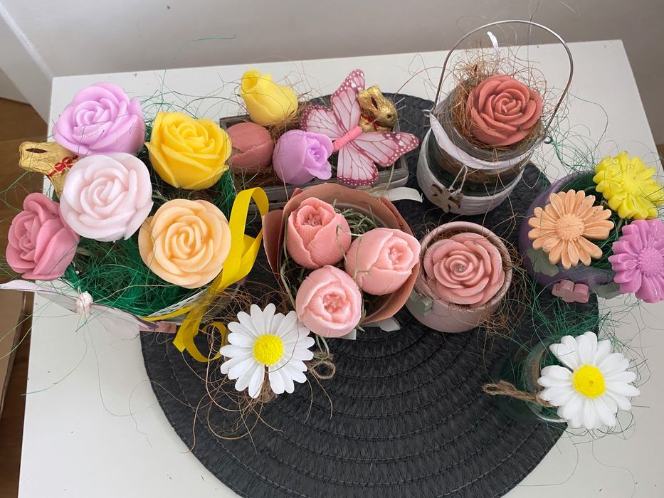 Букети от Сапунени цветя