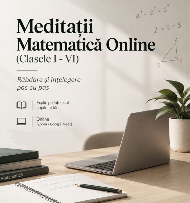 Meditatii matematica clasele I-VI