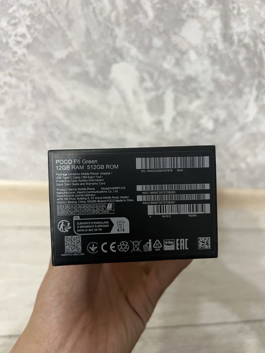 Poco f6 12/512gb