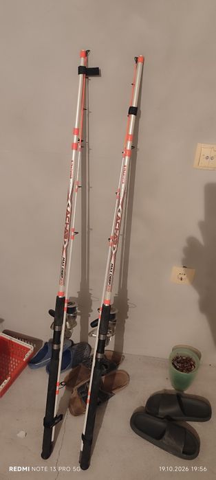 Vând set lansete trabuco+ mulinete