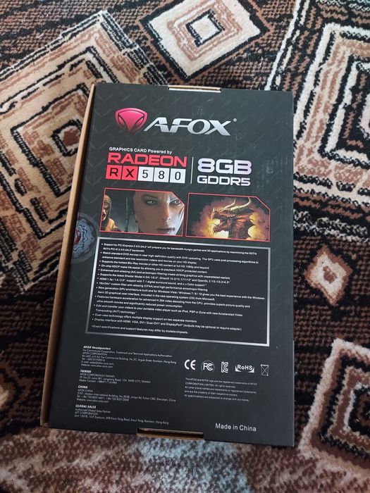 AMD Radeon рх580 8GB есть гарантия