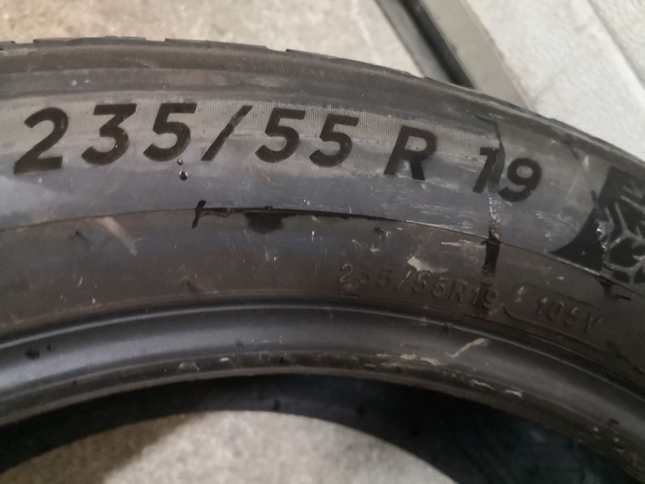 235 55 19 цола гуми като нови дот 21 Michelin