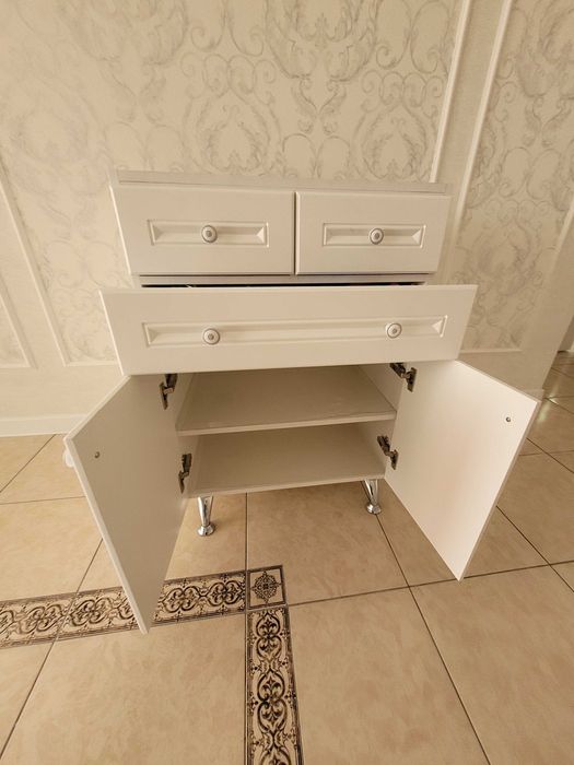 тумба для ванны белая МДФ