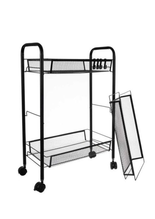 Raft metalic multifunctional, Mobil, 3 polite, 65 x 25 x 44 x cm