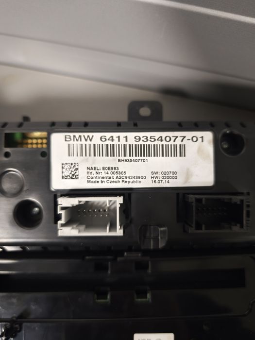 Panou clima digital BMW X3 F25 X4 F26 2015