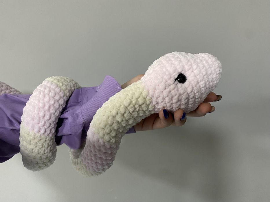 Вязаная змейка!