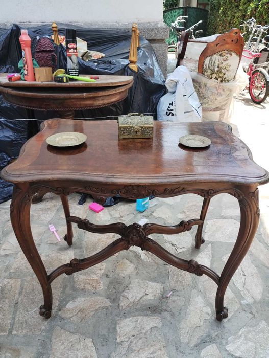 маса с 3 стола -ранен барок