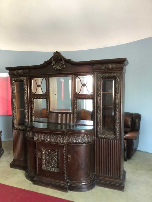 Mobila vintage din funir de stejar