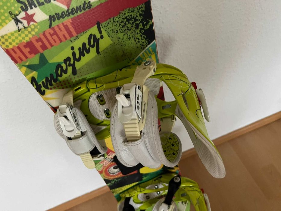 Placa snowboard Salomon Junior 125cm  +legaturi Head