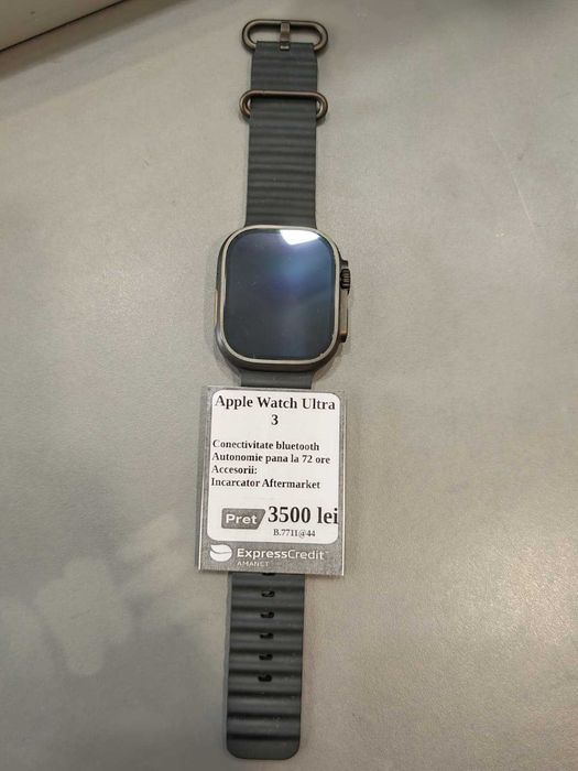 Apple Watch Ultra 3 GPS+Cellular 49mm (Ag44 B7711) - Garantie 2 ani!