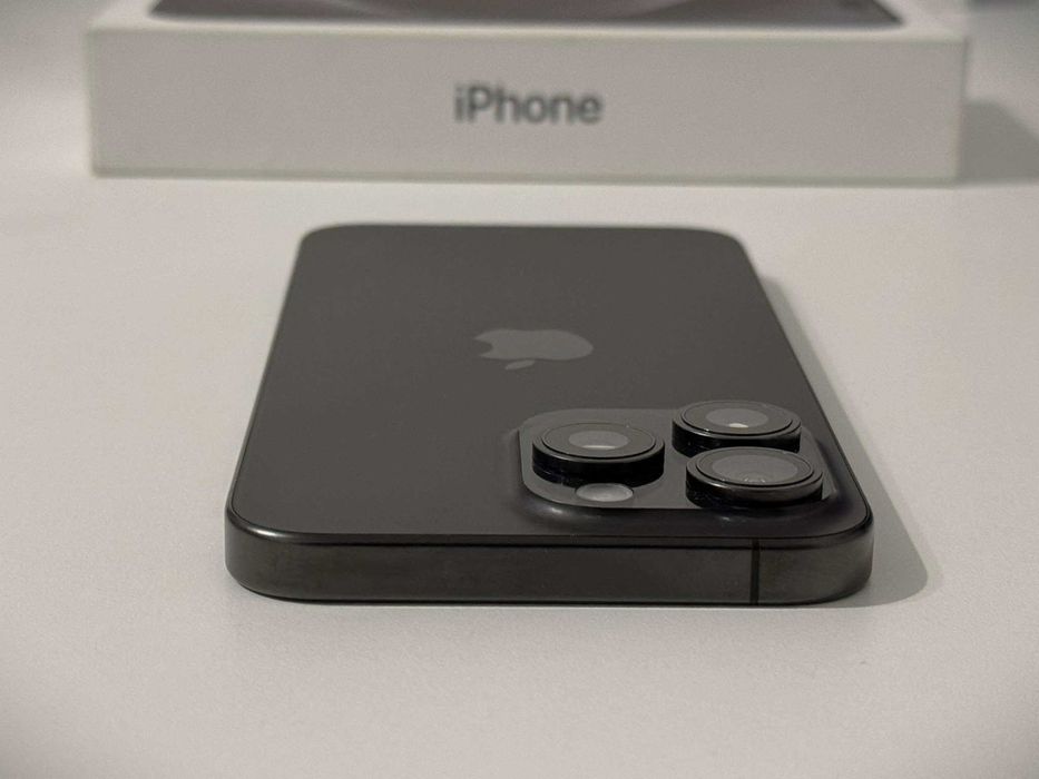 Бартер!Като НОВ! 512GB iPhone 15 Pro Max Black Titanium (Черен)