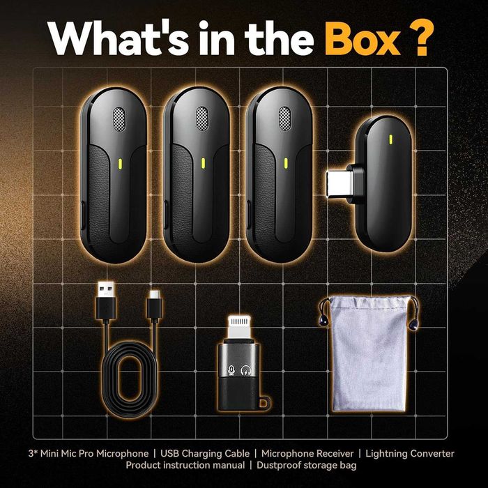 Безжичен микрофон Lavalier