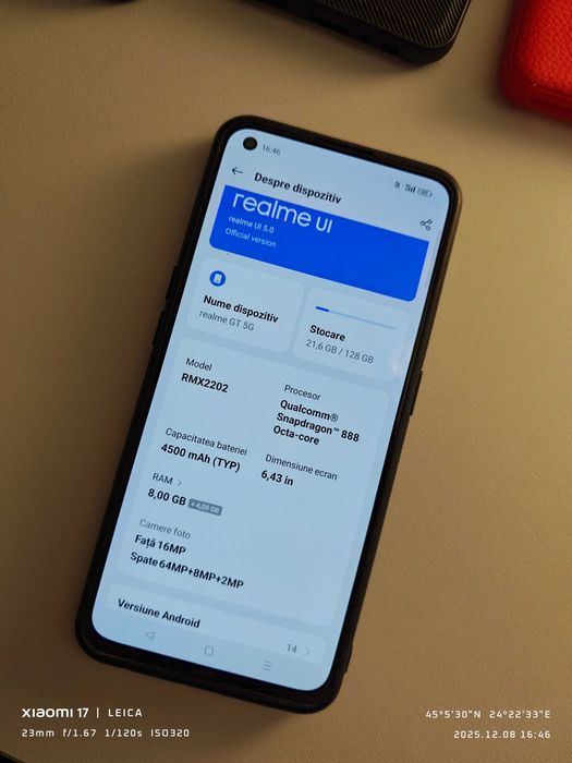 Telefoane Android - Realme GT 5G, Motorola G72, Lenovo Z5S