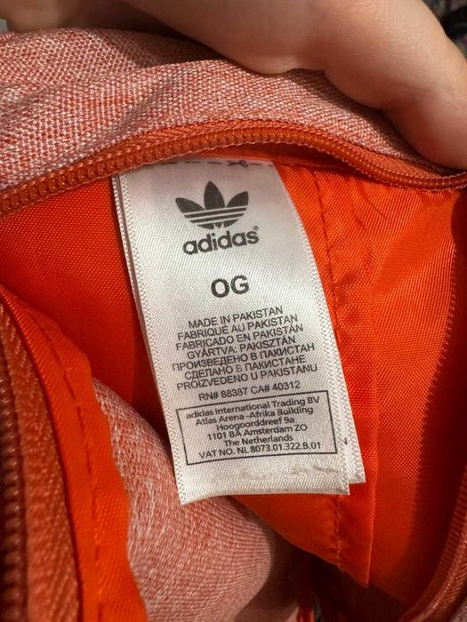 Ghiozdan ADIDAS roz-portocaliu