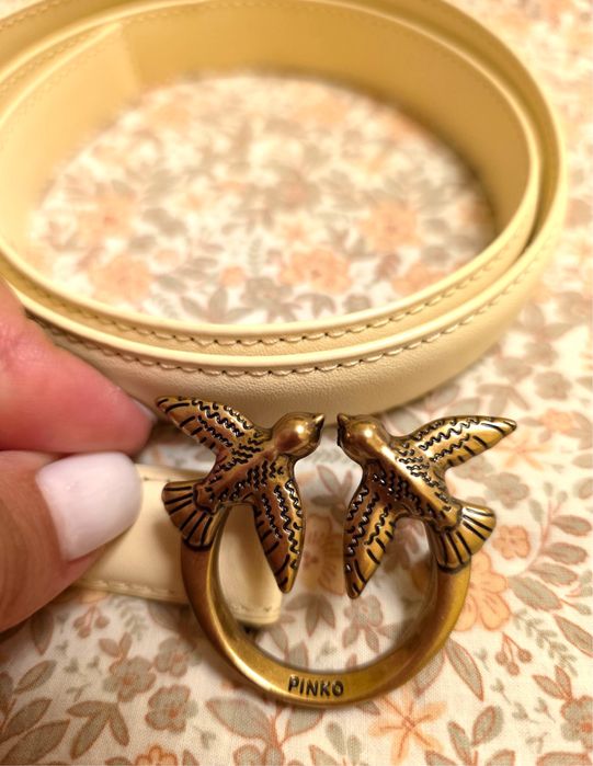 Нов колан Pinko естествена кожа