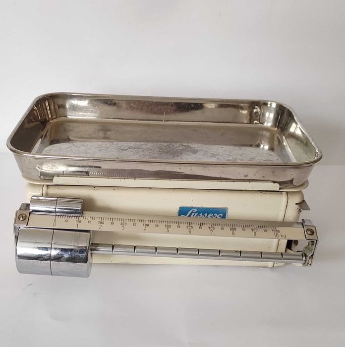 Винтидж масивна кухненска везна до 10 кг Lissex Швейцария