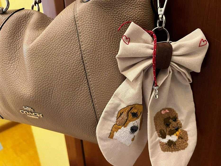 Панделки за коса с ръчна бродерия