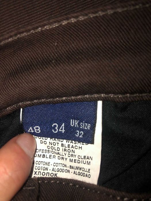 Pantaloni/ Blugi Trussardi maro pentru barbati