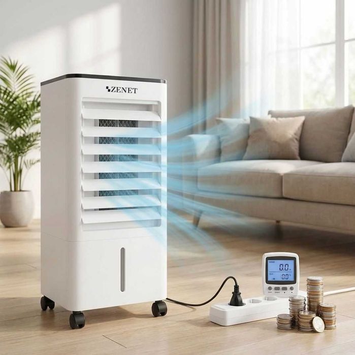 Мобилен охладител ZENET ZET-483 4 в 1 Преносим климатик