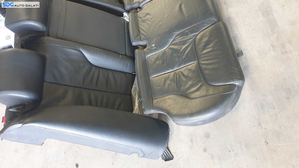 Interior Piele Neagra Scaune Fata Stanga Dreapta Bancheta Sezut cu Spatar Volkswagen Passat B6 2005 - 2010