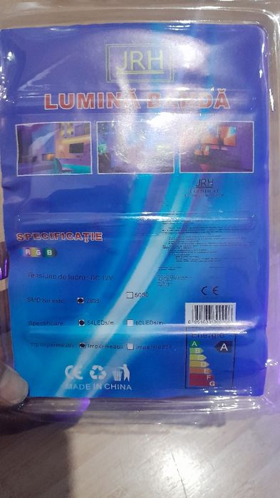 Banda led multicolora 5m,led 2835,impermeabil