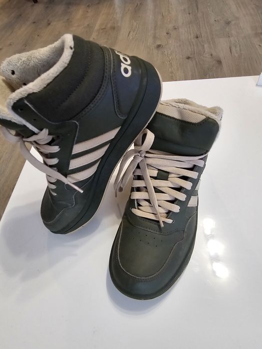 Ghete Adidas Hoops Mid verzi