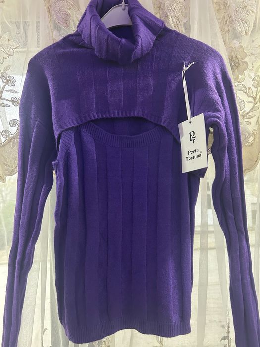 Половер с две части