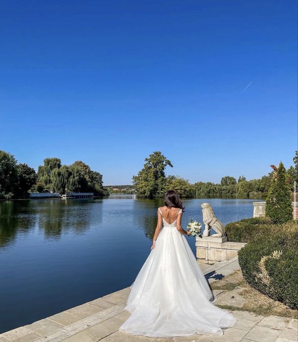 Rochie de mireasa Best Bride cu trena detasabila