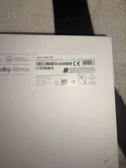 Tabletă Lenovo Idea Tab 11, 256GB, 8GB RAM, 5G, neagră, cu Stylus Pen și husă