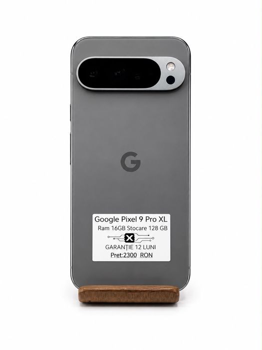 Pixel 9 Pro XL Natural Titanium 128 GB Impecabil/Garantie 24 luni/Factura/Rate/ Avans 0