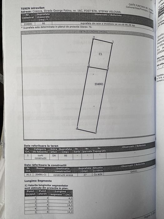 Spatiu comercial / garsoniera cu curte