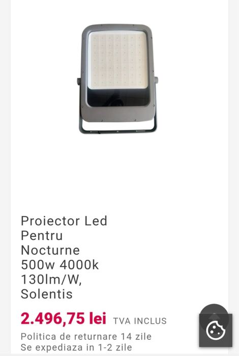 Proiectoare led pentru nocturne solentis