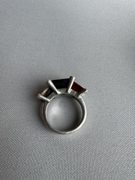 Inel din argint si cubic zirconia