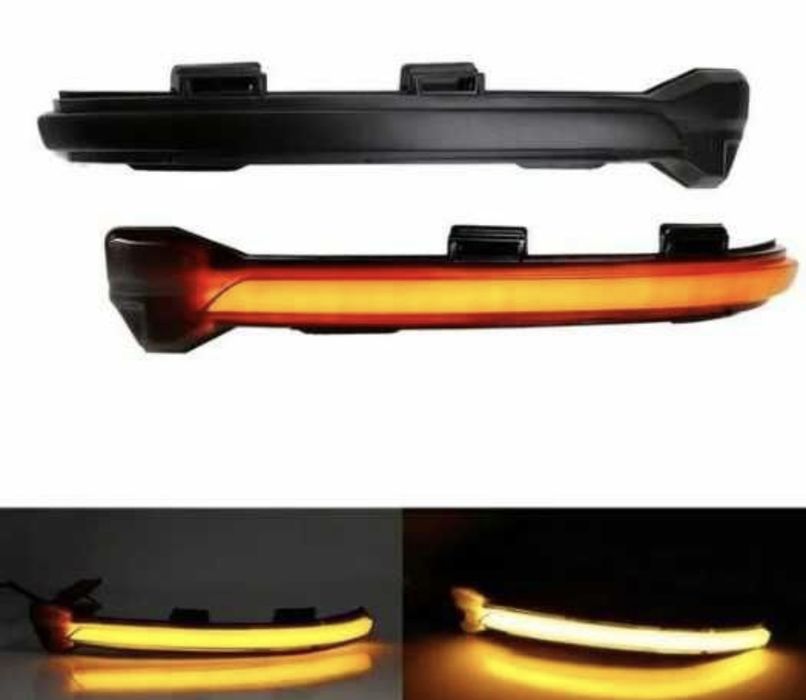 Лед бягащи мигачи за огледала калник Audi BMW Ford Opel Passat Golf