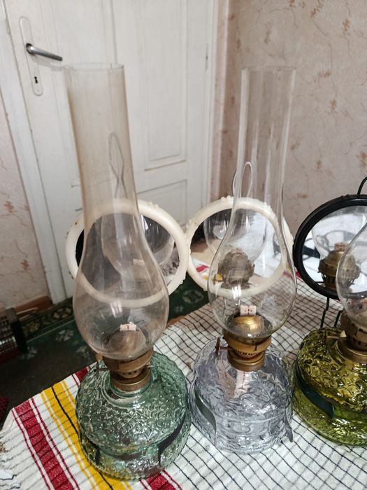 Стари газени лампи - 4 броя