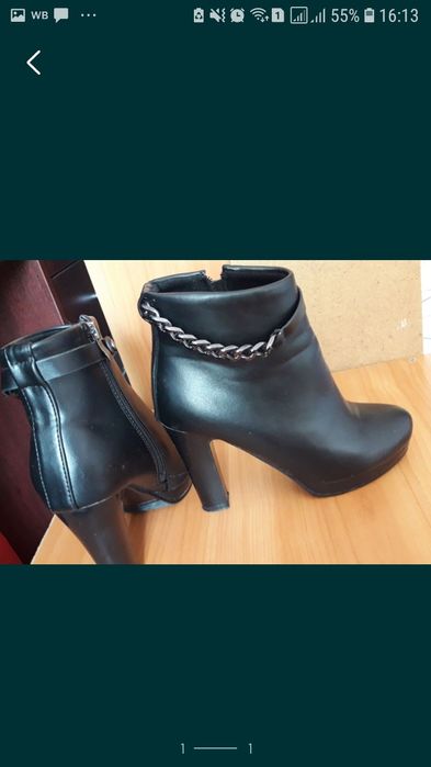 Сапоги на каблуке,продам