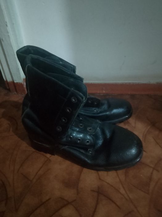 Ботинки рабочий кожанный