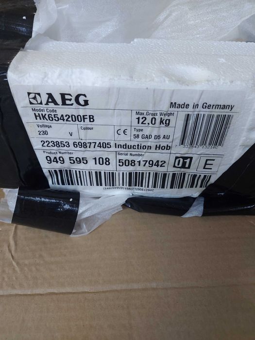Индукционен котлон AEG  чисто нов (made in Germany)